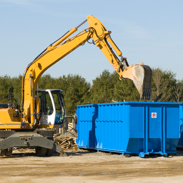 what size residential dumpster rentals are available in Keysville Georgia